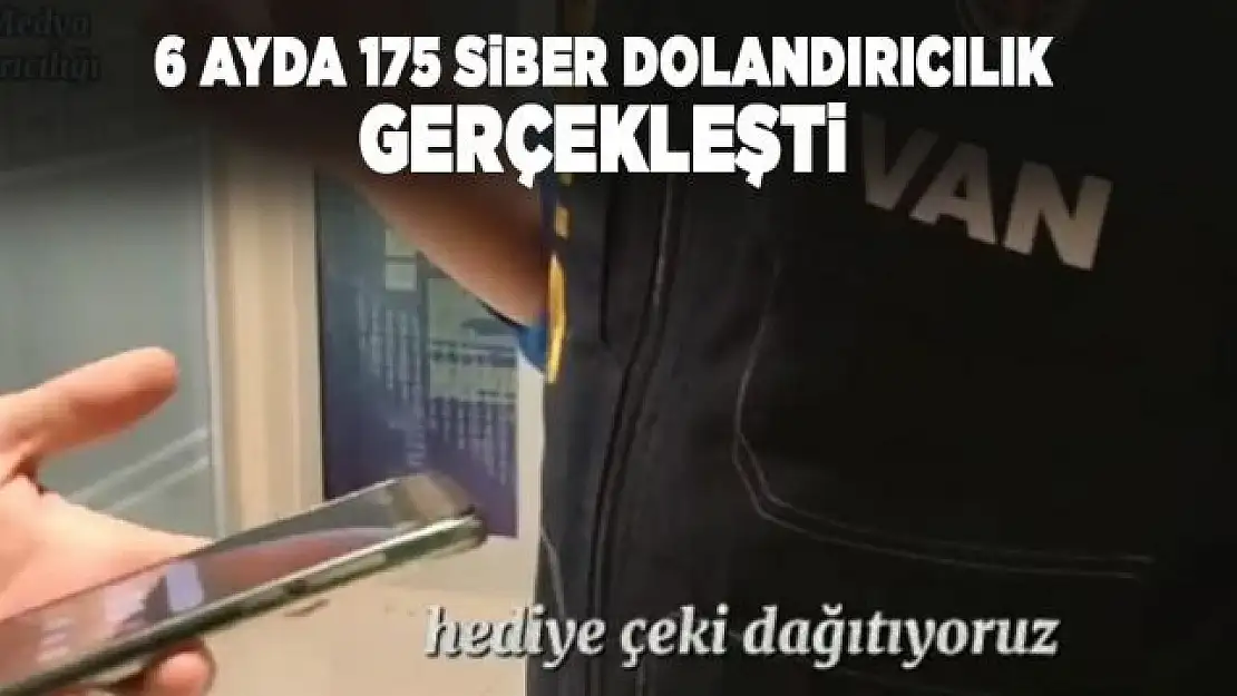 Van'da 6 ayda 175 siber dolandırıcılık gerçekleşti