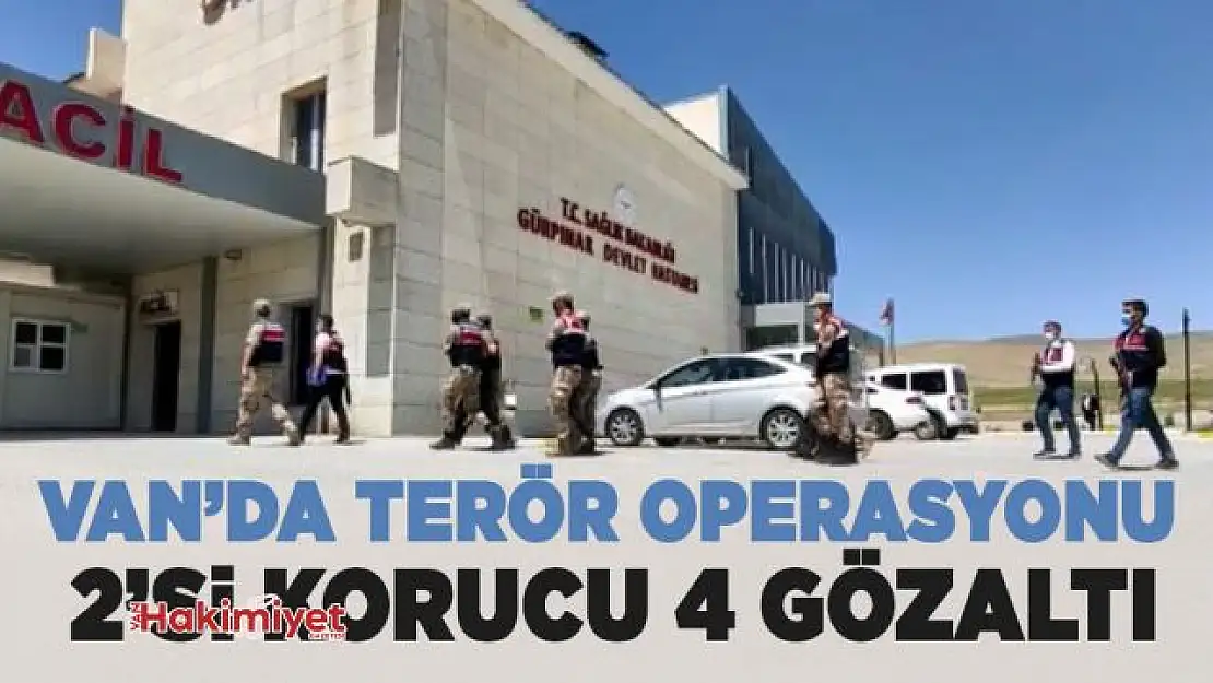 Van'da terör operasyonu: 4 gözaltı