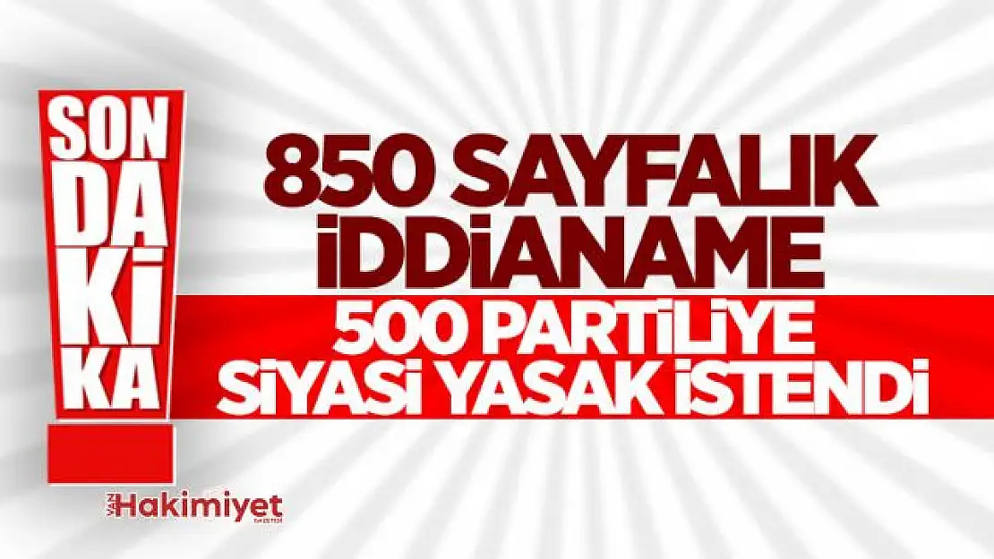 Yargıtay'ın HDP'ye açtığı kapatma davasında 500 partiliye siyasi yasak