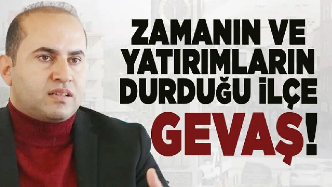 Zamanın ve yatırımların durduğu ilçe Gevaş!