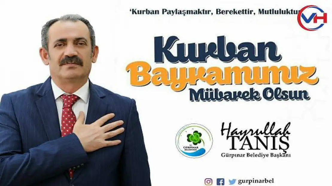 Başkan Tanış'tan Kurban Bayramı Mesajı