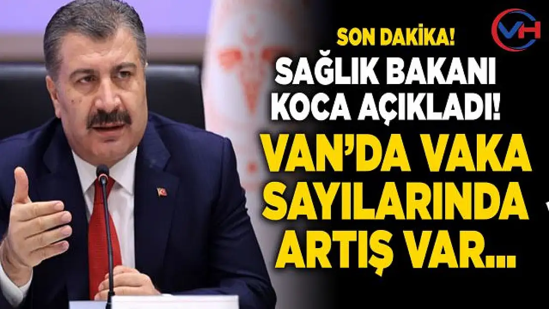 En yüksek vaka sayılarının olduğu iller açıklandı! Listede Van'da var...