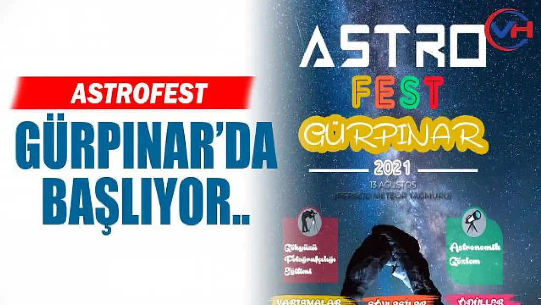 Gökyüzü Gözlem ve Fotoğraflama Festivali Gürpınar'da Başlıyor