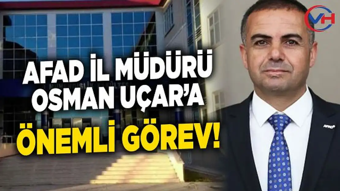 Osman Uçar'a YYÜ'de önemli görev!