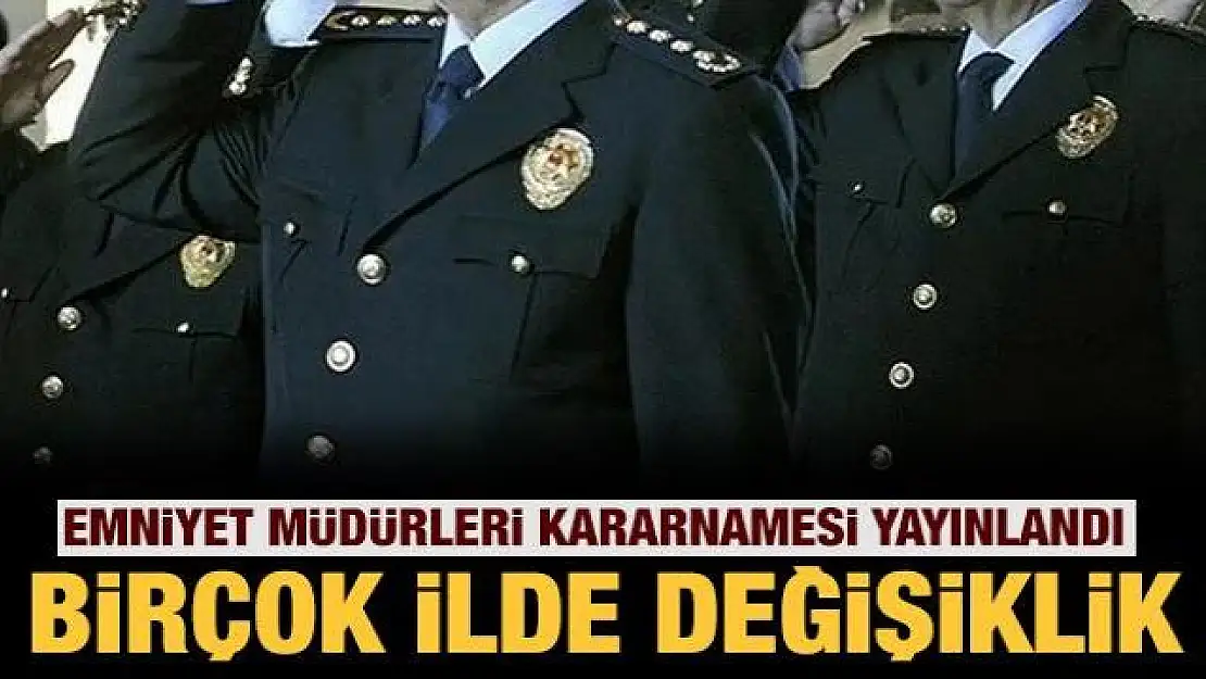 Resmi Gazete'de yayımlandı! Van Emniyet Müdürünün ataması yapıldı