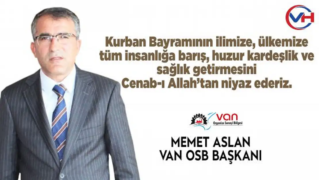 Van OSB Bayram Mesajı