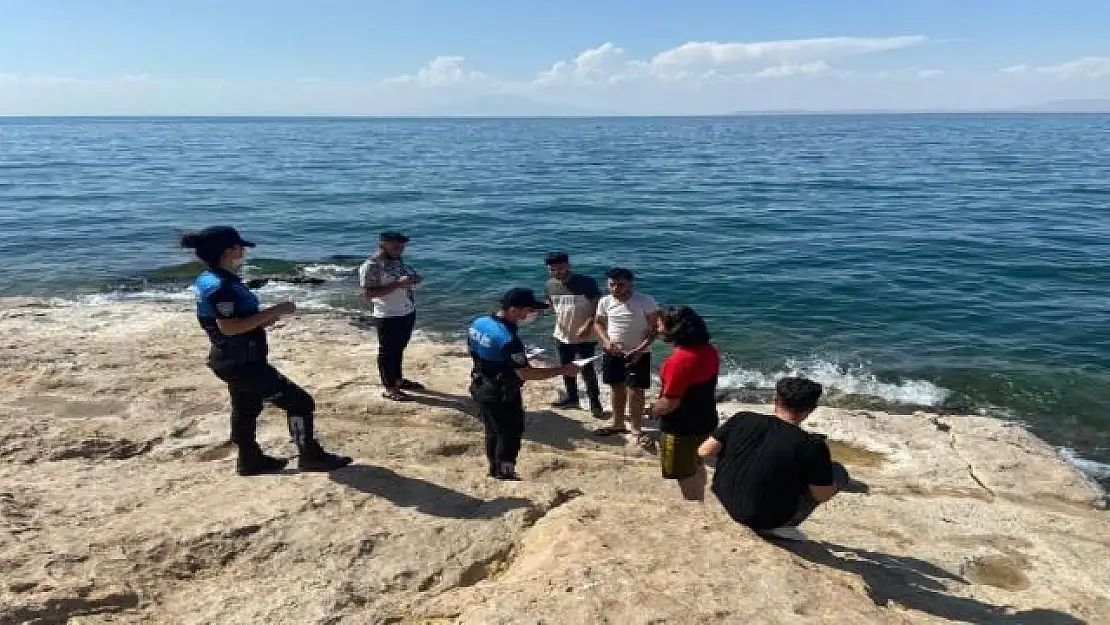 Van polisinden boğulmalara karşı bilgilendirme