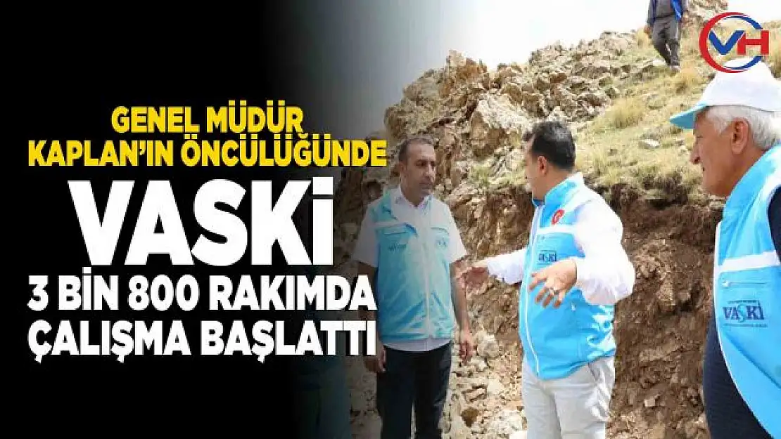 VASKİ Genel Müdürü Kaplan sel bölgesindeki çalışmaları inceledi