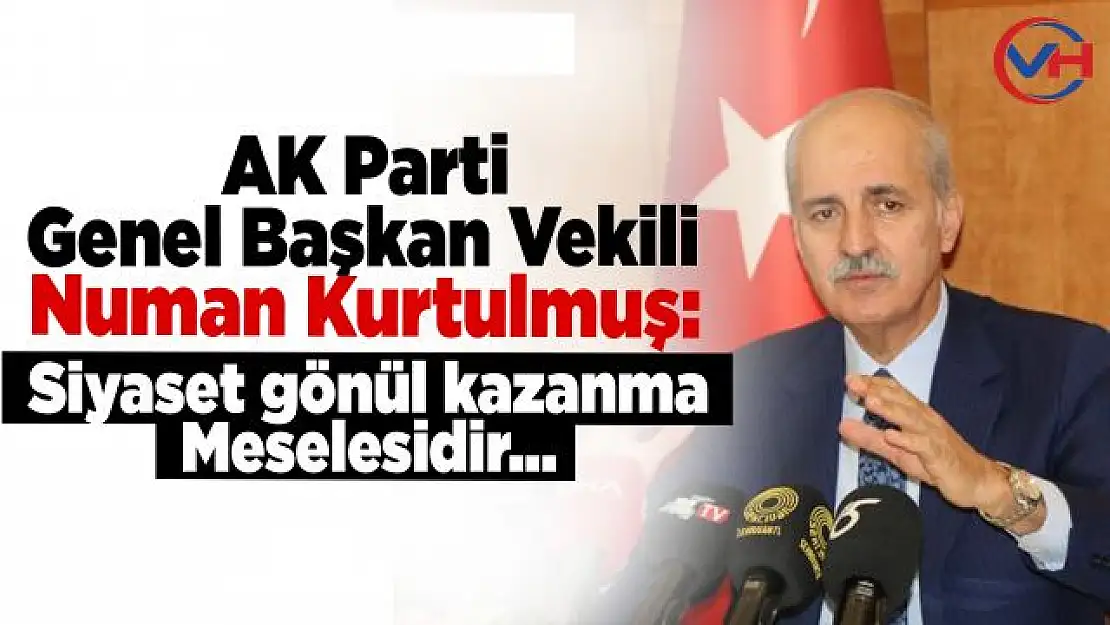 AK Parti'li Kurtulmuş, Van'da basın toplantısında konuştu