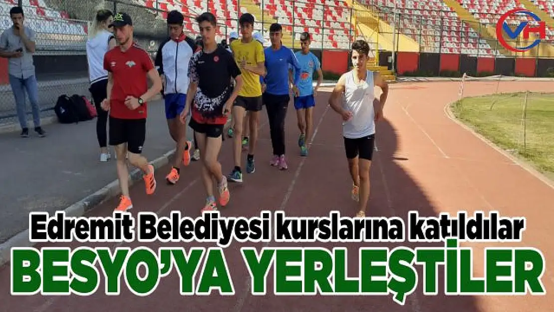 Edremit Belediyesinin BESYO kursları ile üniversiteye yerleştiler