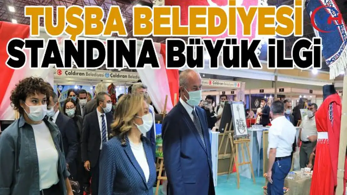 Tuşba Belediyesi'nin standına ziyaretçilerden büyük ilgi