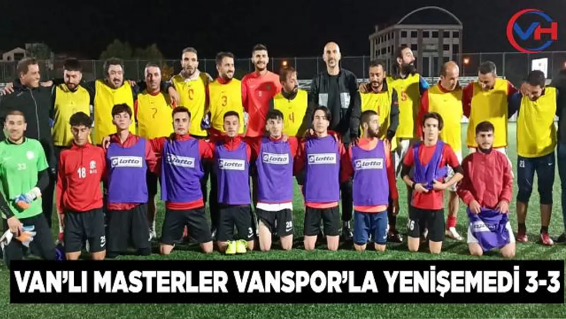 Vanlı Masterler, Vansporla Yenişemedi: 3-3