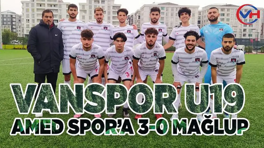 Vanspor FK U19 takımı Amedspor'a 3-0 mağlup oldu