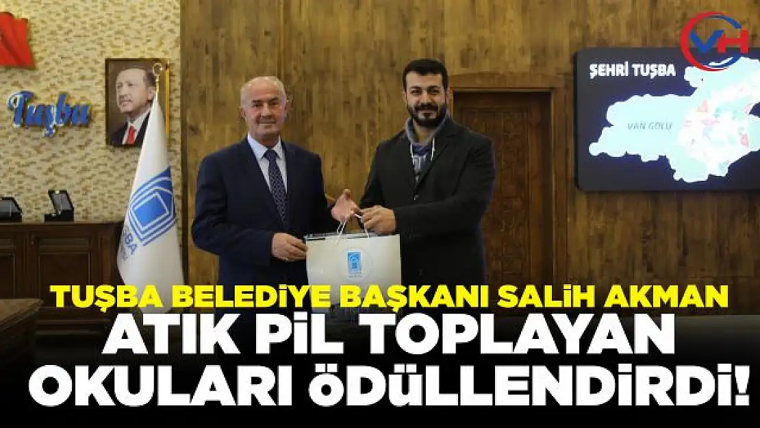 Başkan Akman, En Çok Atık Pil Toplayan Okulları Ödüllendirdi