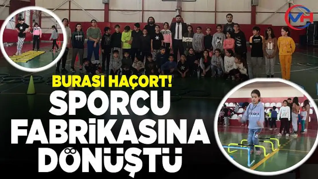 Dumlupınar spor salonu sporcu fabrikasına dönüştü!