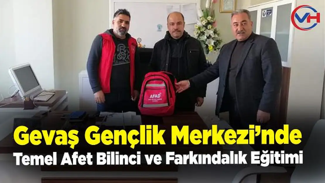 Gevaşlı öğrencilere 'Temel Afet Bilinci ve Farkındalık Eğitimi' verildi