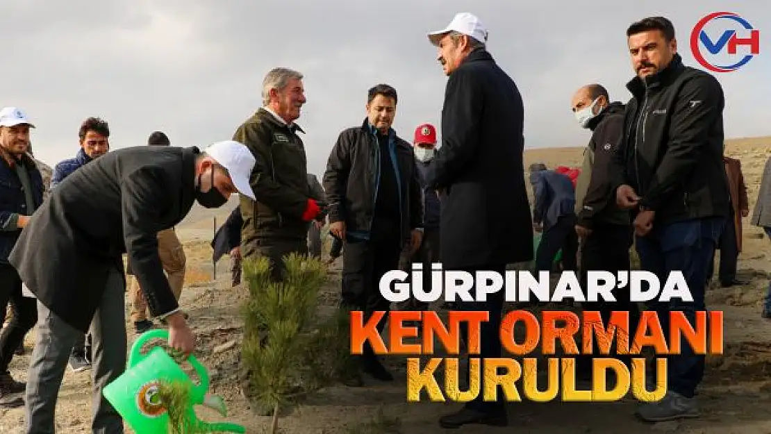 Gürpınar Belediyesi Kent Ormanı Kuruldu