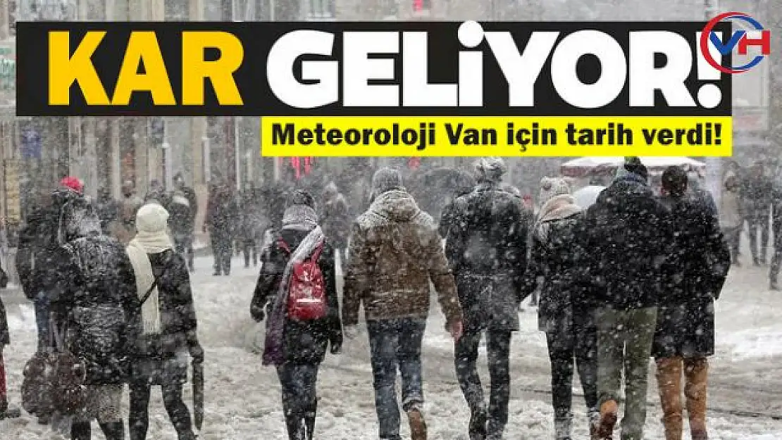 Meteoroloji Van'da kar yağışı için uyardı!