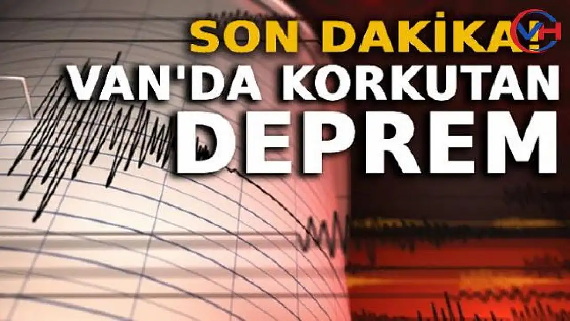 Van'da 4,2 büyüklüğünde deprem!