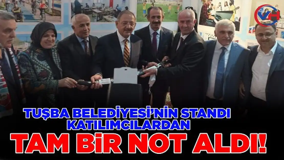 Tuşba Belediyesi'nin Standı Katılımcılardan Tam Not Aldı