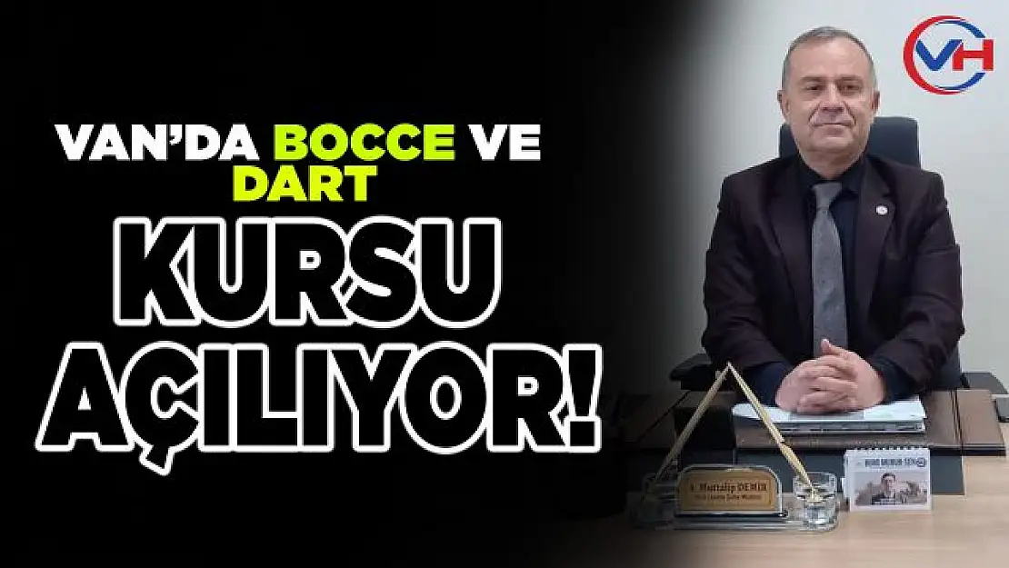 Van'da Bocce ve Dart Hakem Kursu Açılıyor