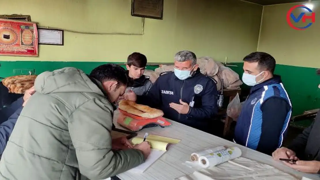 Van'da pide salonları denetlendi