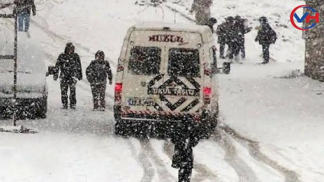 Van'da taşımalı eğitime 1 gün ara verildi