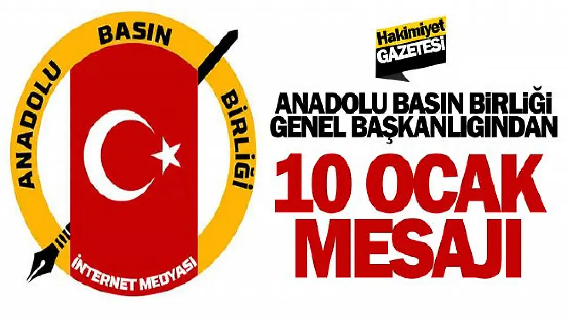 ABBİM'den 10 Ocak Çalışan Gazeteciler Günü mesajı