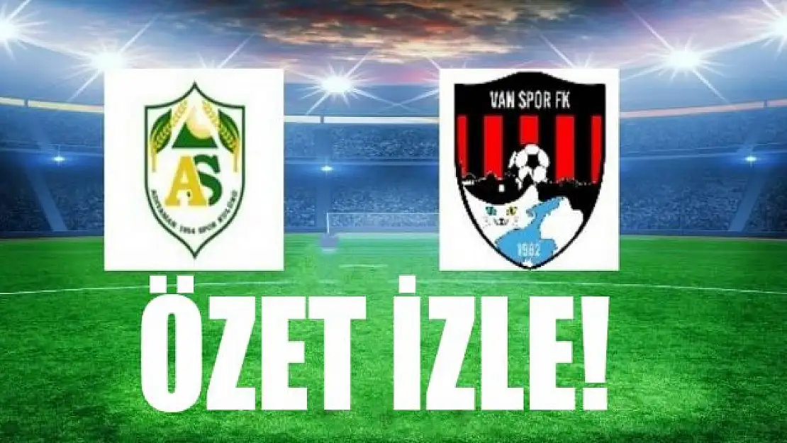 Adıyamanspor 3-1 Vanspor Özeti ve Golleri