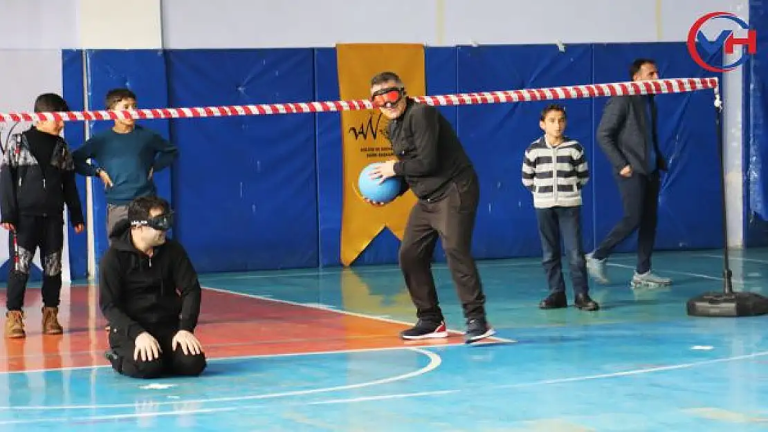 Van'da Goalball farkındalık müsabakası