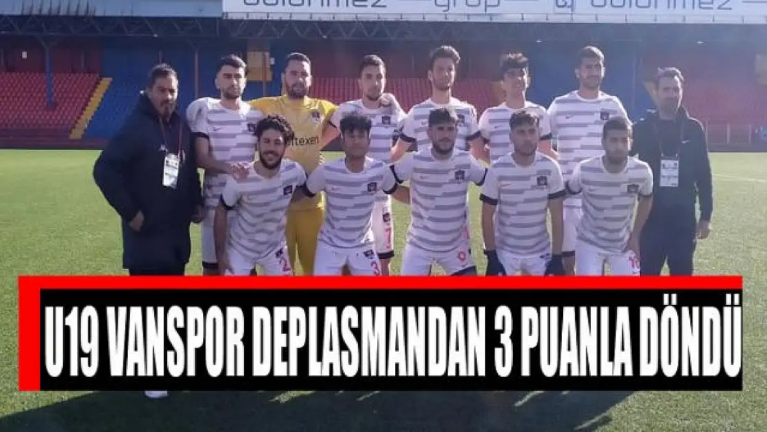 VANSPOR U19 MARDİNSPOR'U 2-1 MAĞLUP ETTİ