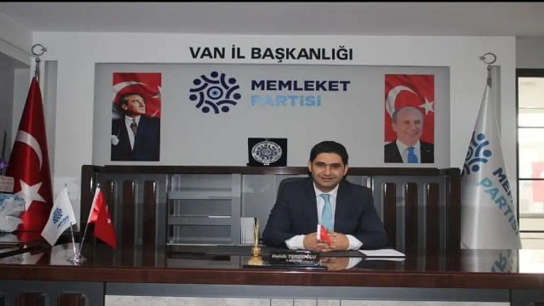 Memleket Partisi Van İl Başkanı Terzioğlu, VASKİ'ye tepki gösterdi!