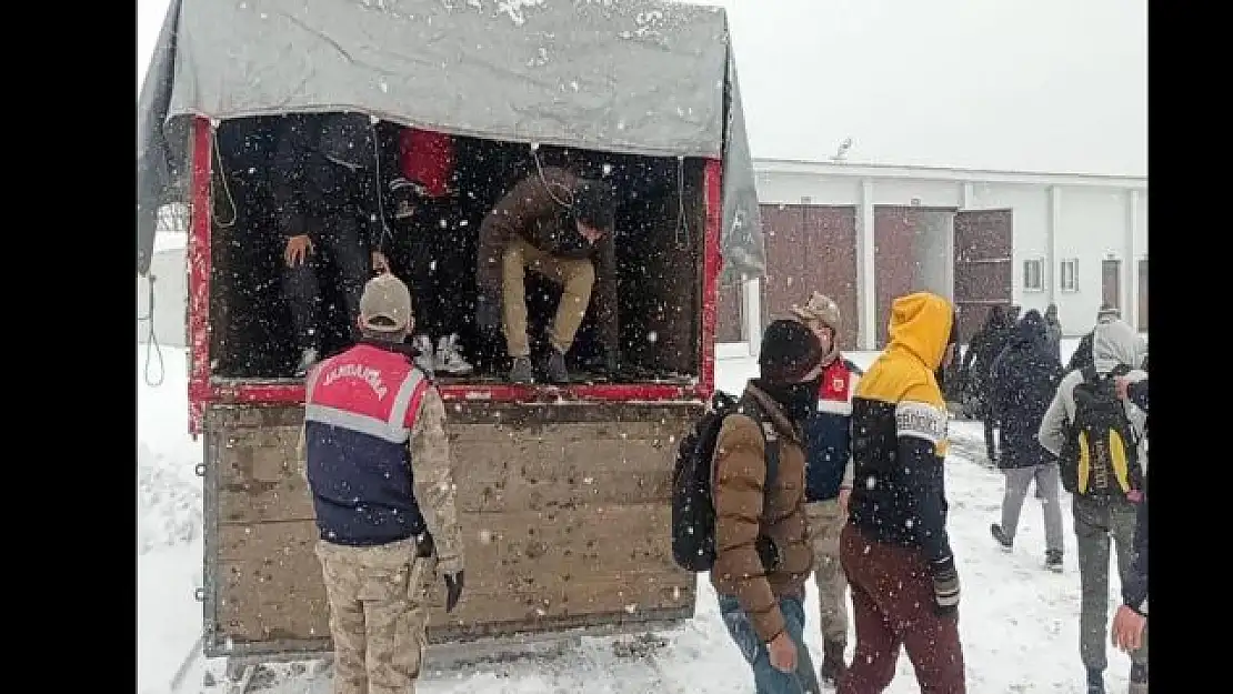 Van'da düzensiz göçmen operasyonu