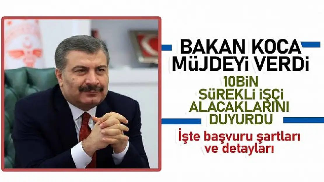 Sağlık Bakanlığı'nda 10 bin işçi alınacak! İşçi alımı başvuru şartları nelerdir?