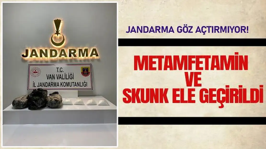 Van'da Jandarma ekipleri uyuşturucu tacirlerine göz açtırmıyor!