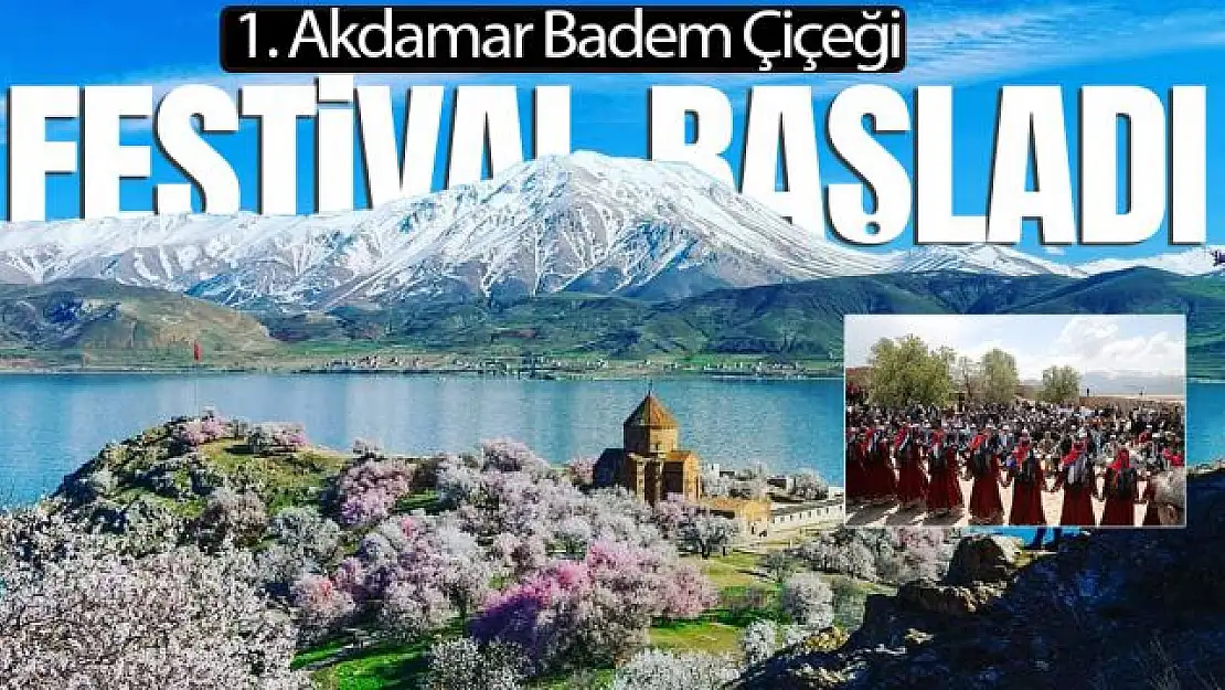 '1. Akdamar Adası Badem Çiçeği' festivali başladı