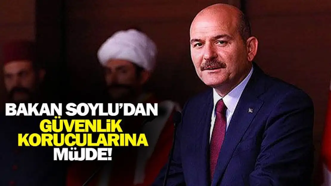 Bakan Soylu'dan koruculara müjde! Korucular nasıl uzman çavuş olabilir?