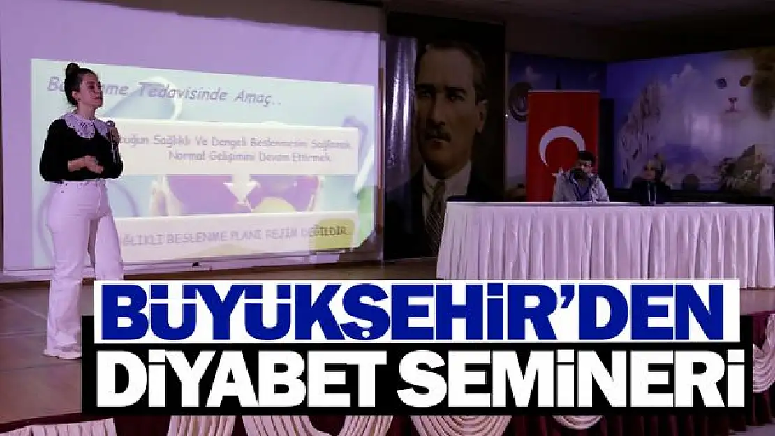 Van Büyükşehir Belediyesi'nden 'Tip-1 Diyabet' semineri