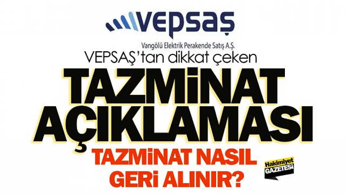 VEPSAŞ, Vatandaşların elektrik tazminatını nasıl alacağını duyurdu! Elektrik tazminatı nasıl başvurulur?