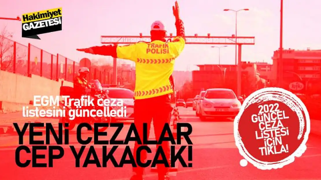 2022 Yeni Trafik Cezaları ne kadar? EGM güncel listeyi yayınladı