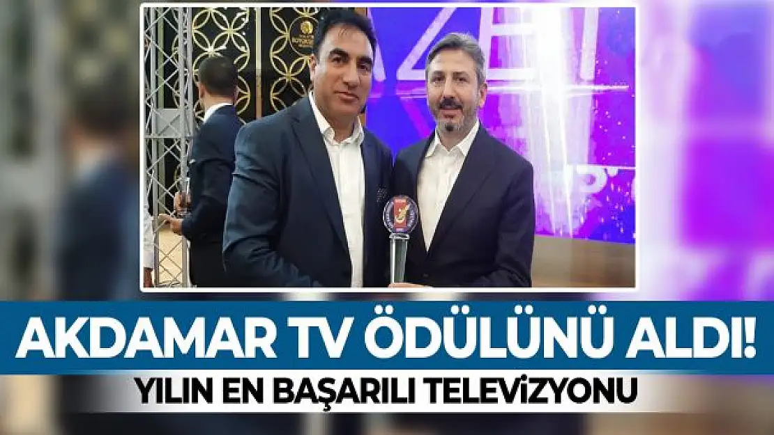 Akdamar TV'ye yılın en başarılı televizyonu ödülü!