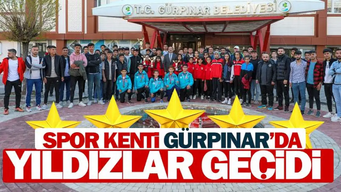 Gürpınar'da yıldız sporcular için kutlama gecesi düzenlendi