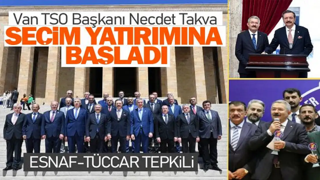 Van TSO Başkanı Takva aldığı ödüllerle seçime girecek!