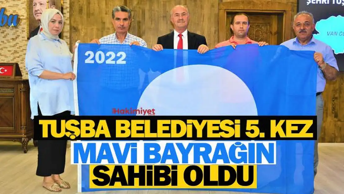 Başkan Akman, 5. kez hak edilen mavi bayrağı teslim aldı