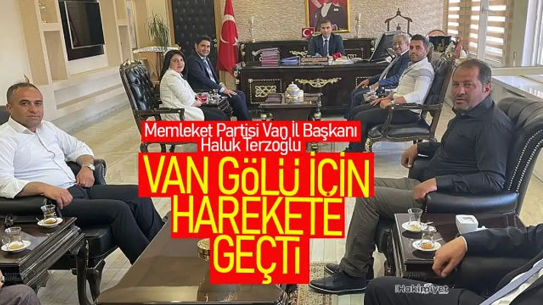 Başkan Terzioğlu Van Gölü için ziyaretlerini sürdürüyor