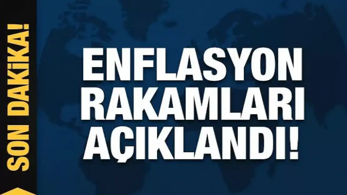 Enflasyon rakamları açıklandı