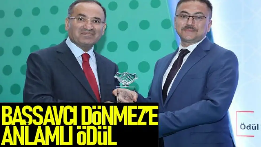 Van Cumhuriyet Başsavcısı Dönmez'e Uzlaştırma Başarı Ödülü 