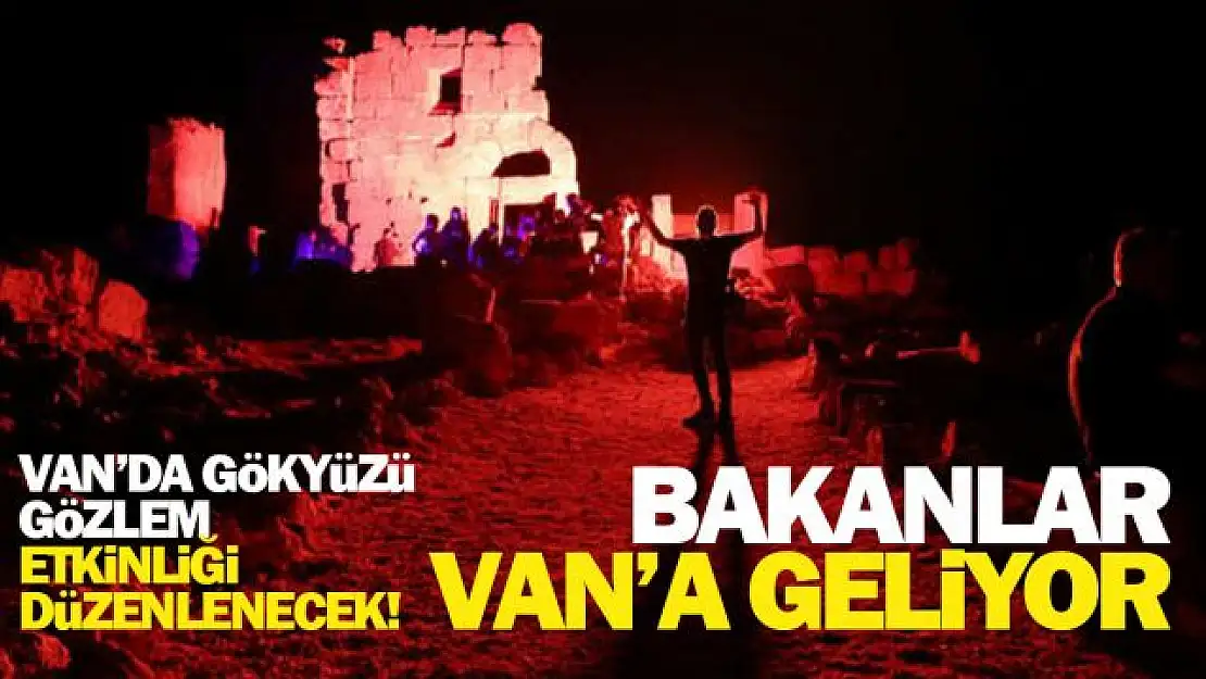 Van'da Gökyüzü Gözlem Etkinliği heyecanı