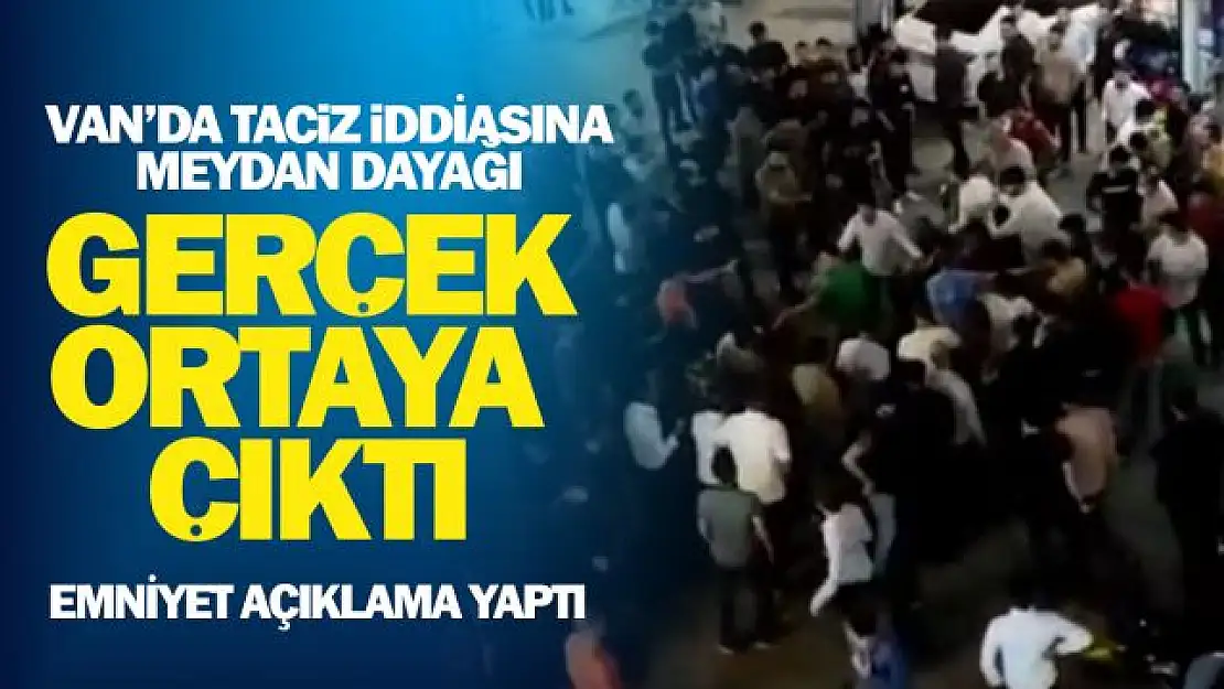 Van'da taciz iddiasına meydan dayağı!