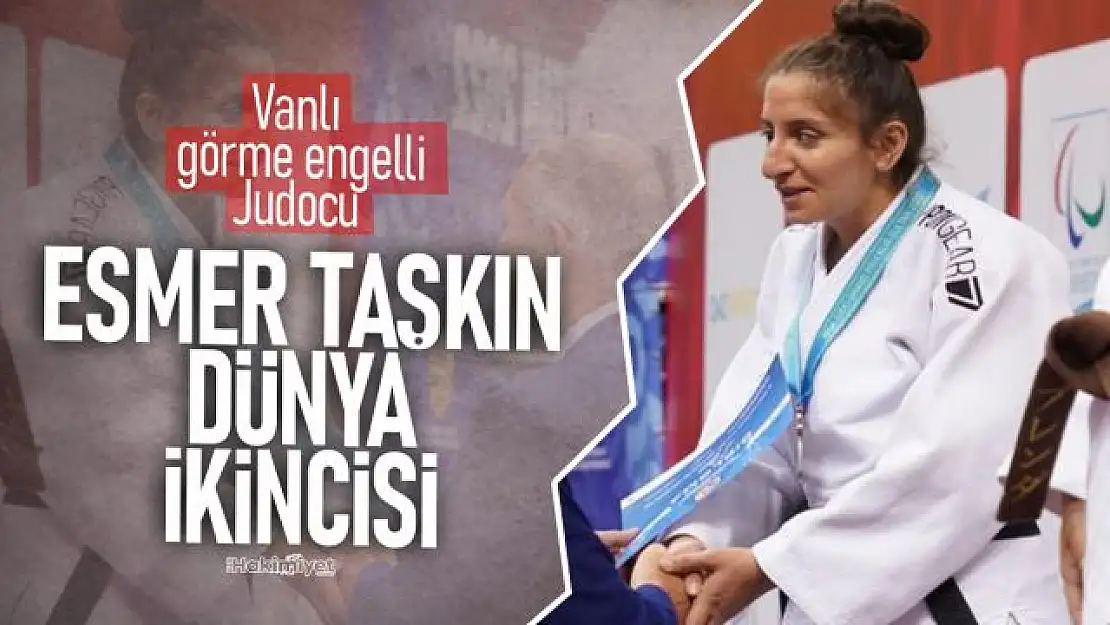 Vanlı Judocu Esmer Taşkın, dünya ikincisi oldu